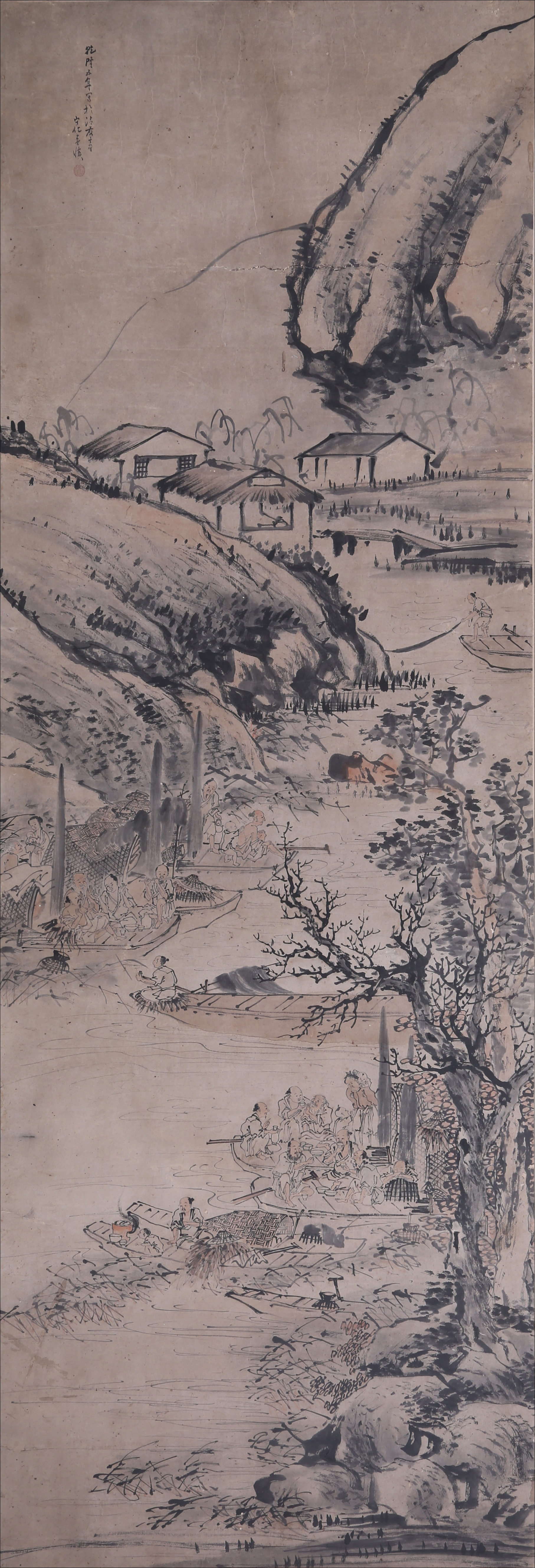 4、黄慎渔家乐图轴.jpg